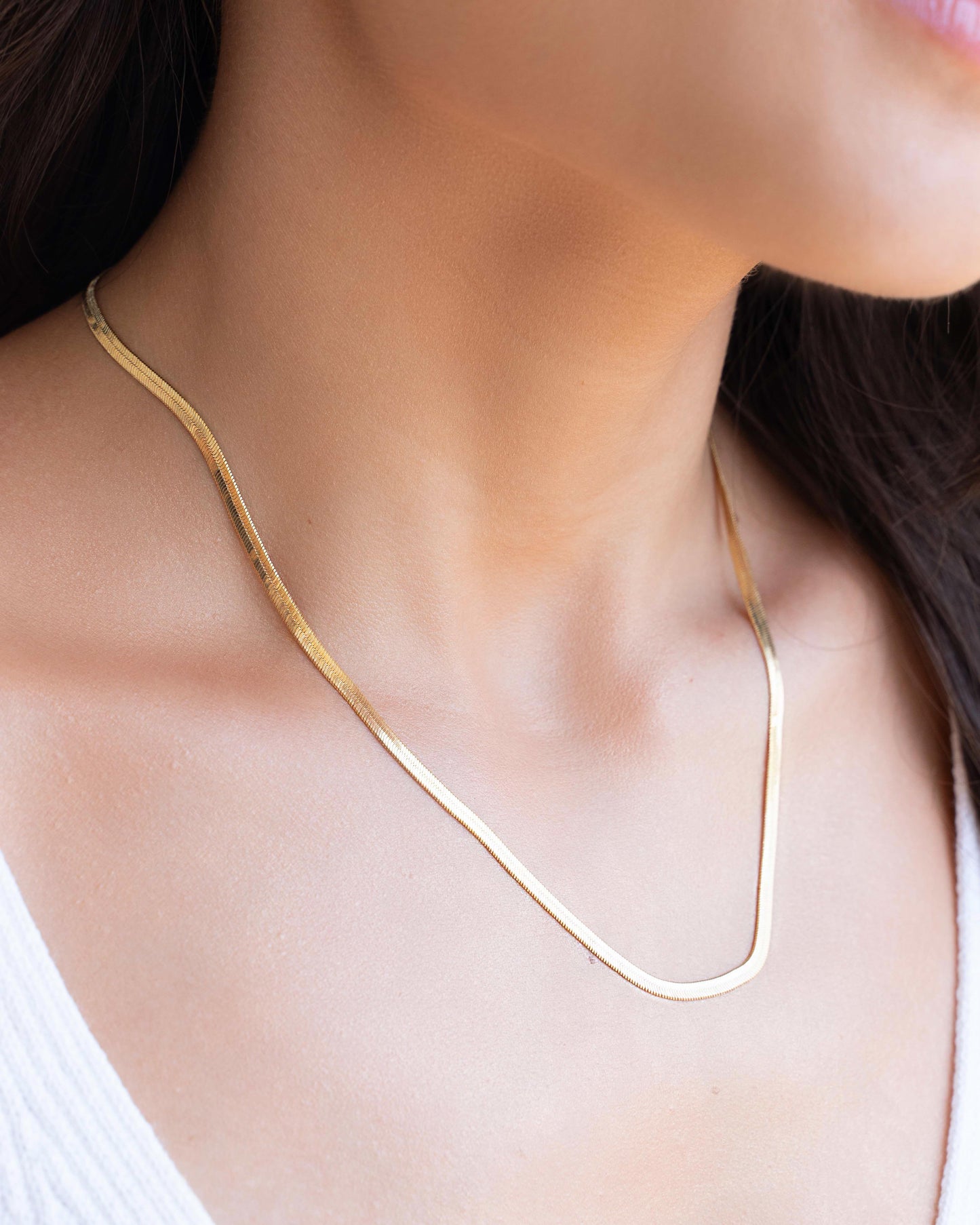 Gargantilha Malha Fita - 3 mm