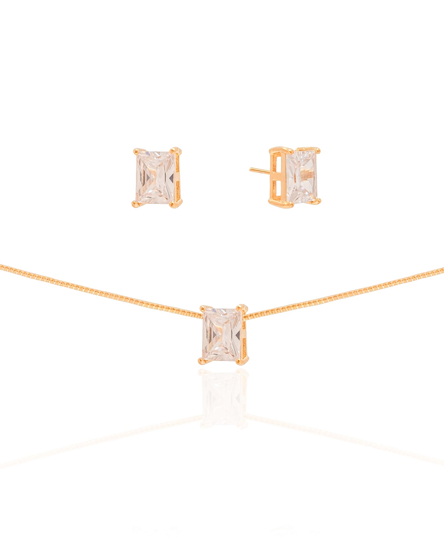 Conjunto Retangular Cristal