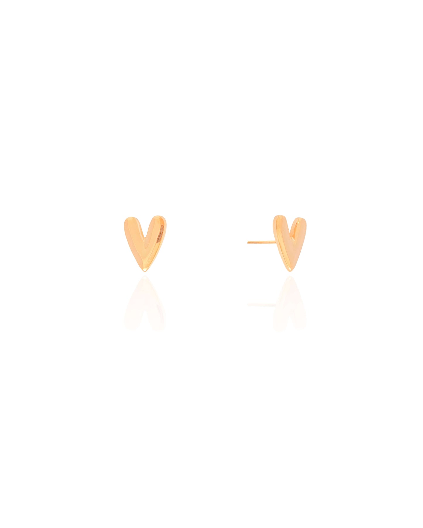 Heart Stud Earrings