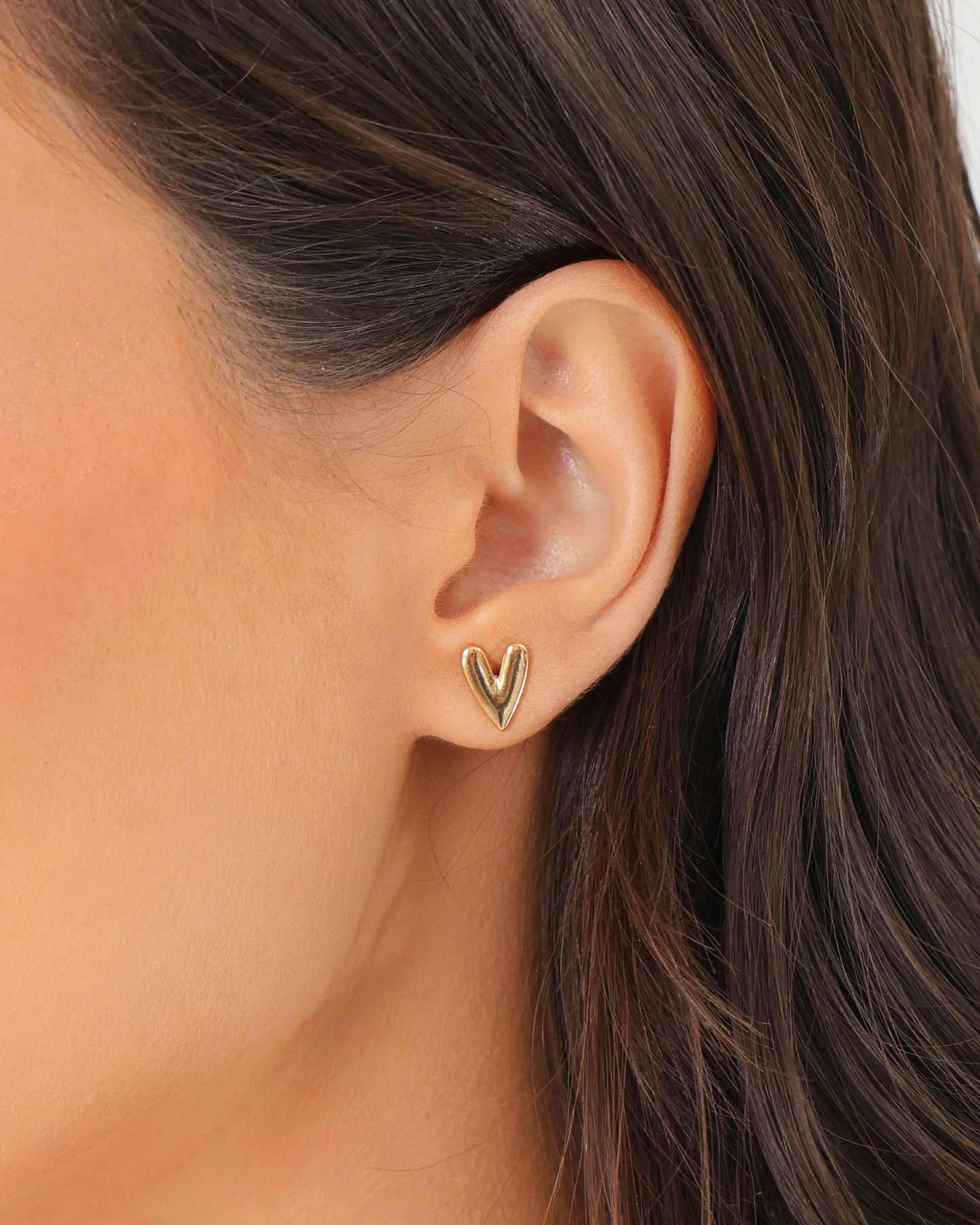 Heart Stud Earrings
