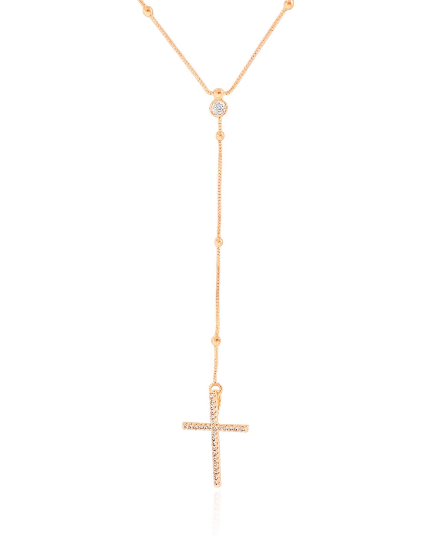 Crystal Cross Gravata