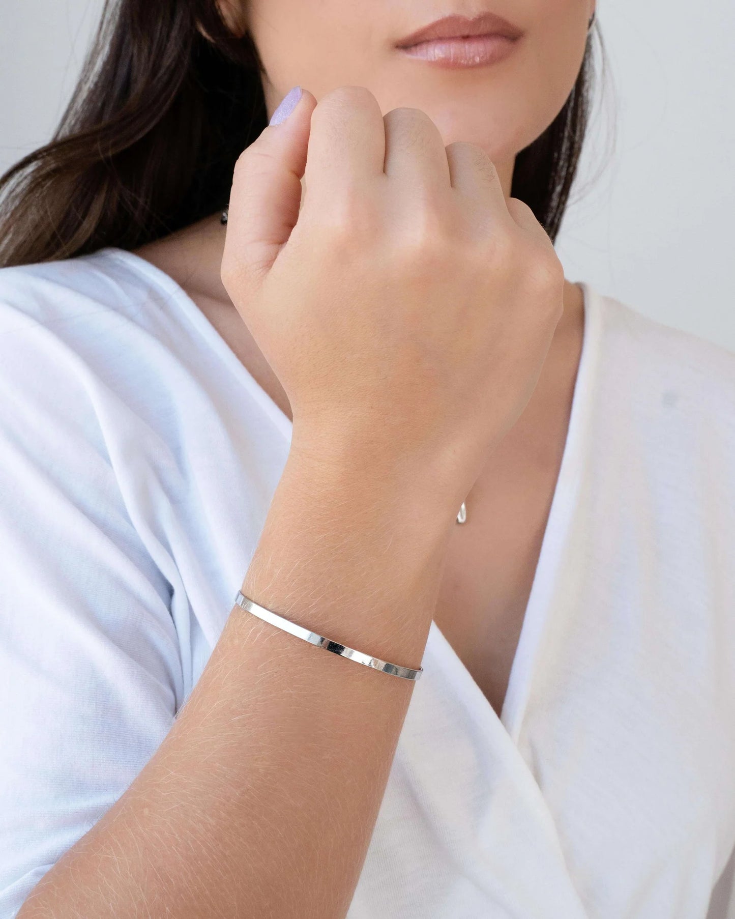 Bracelete Flat Liso - 3 mm