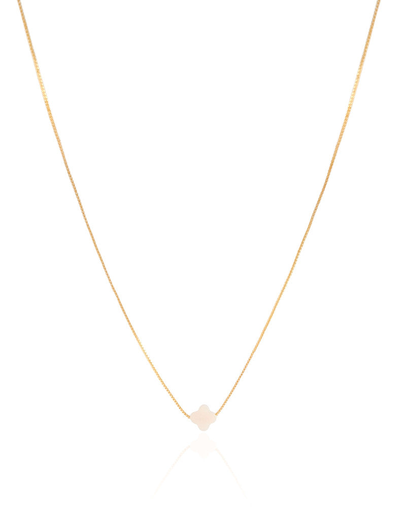 Choker Veneziana Trevo Madreperola