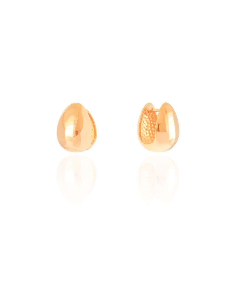 Brinco Argola Click Gota Lisa