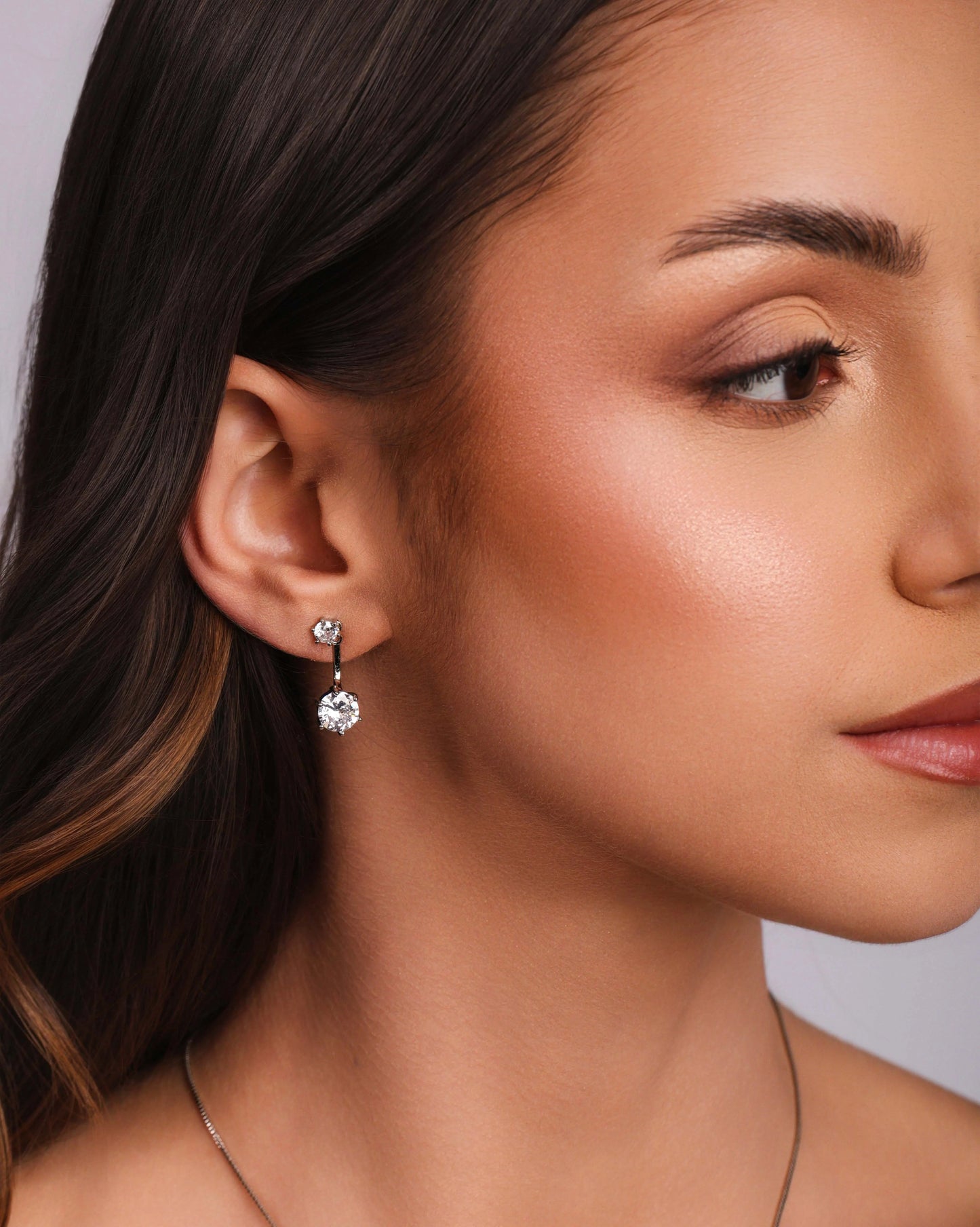 Ear Jacket Pontos de Luz Cristal