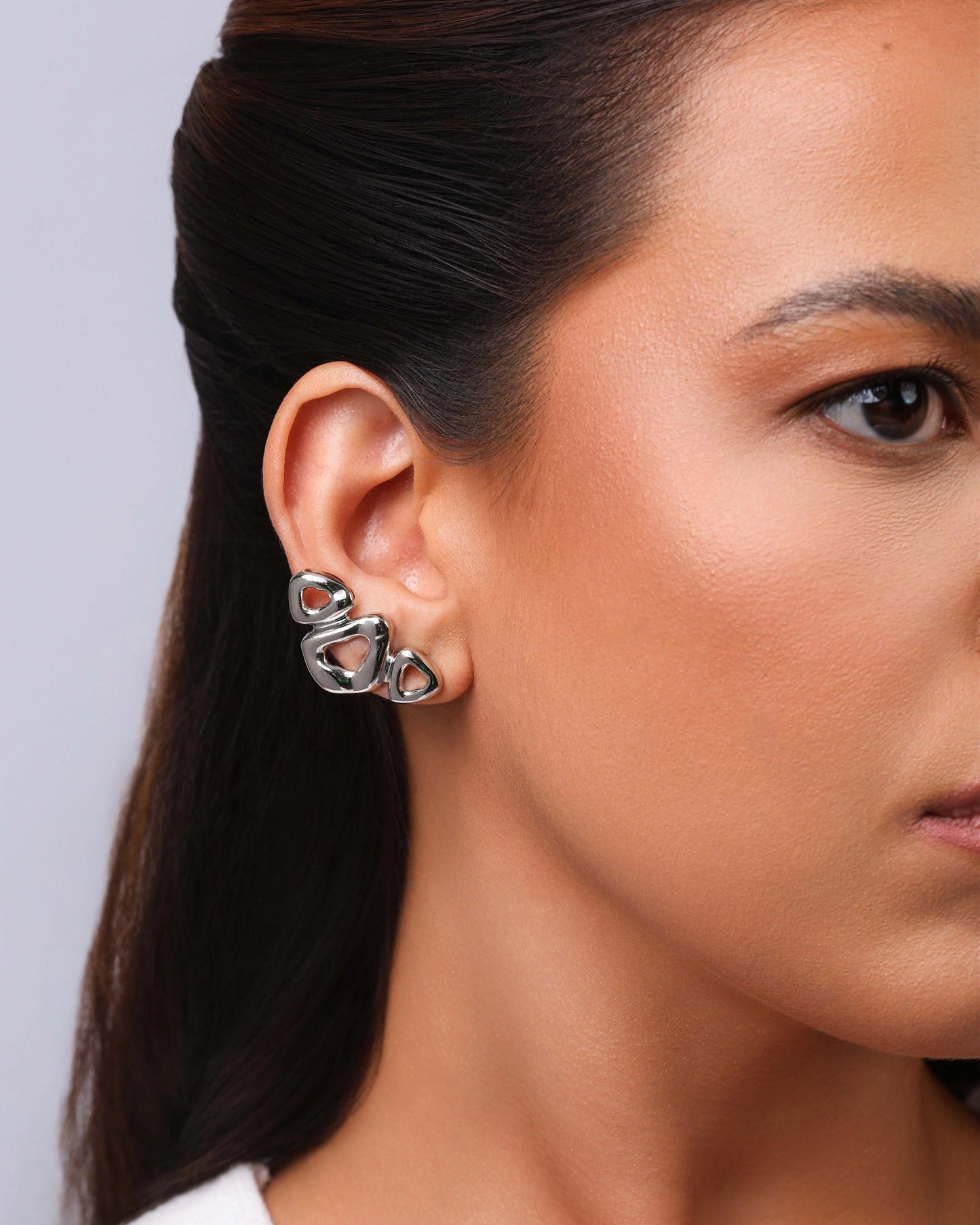 Ear Cuff Organico Vazado Liso