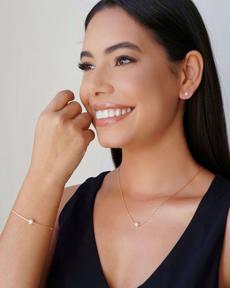 Gargantilha Veneziana Pérola P - 6 mm