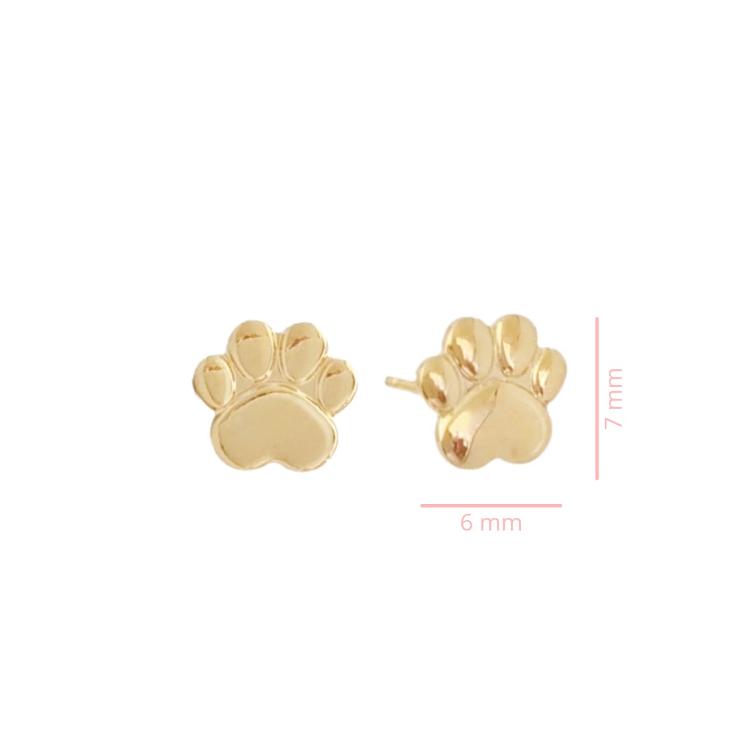 Paw Print Stud