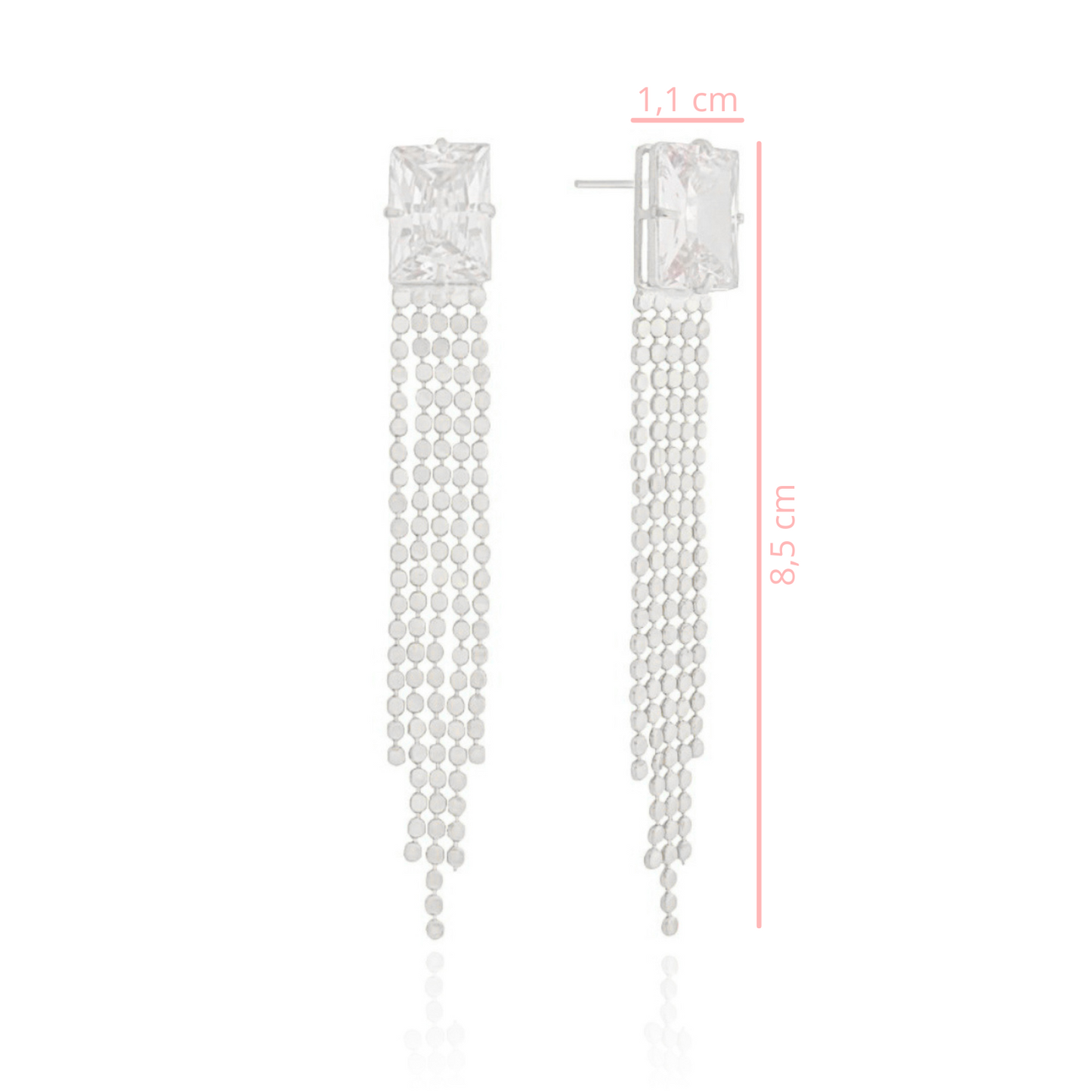 Cristal Franja Quadrada