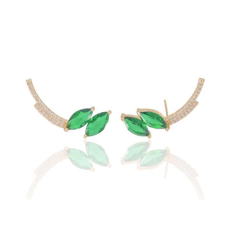 Emerald Ear Cuff