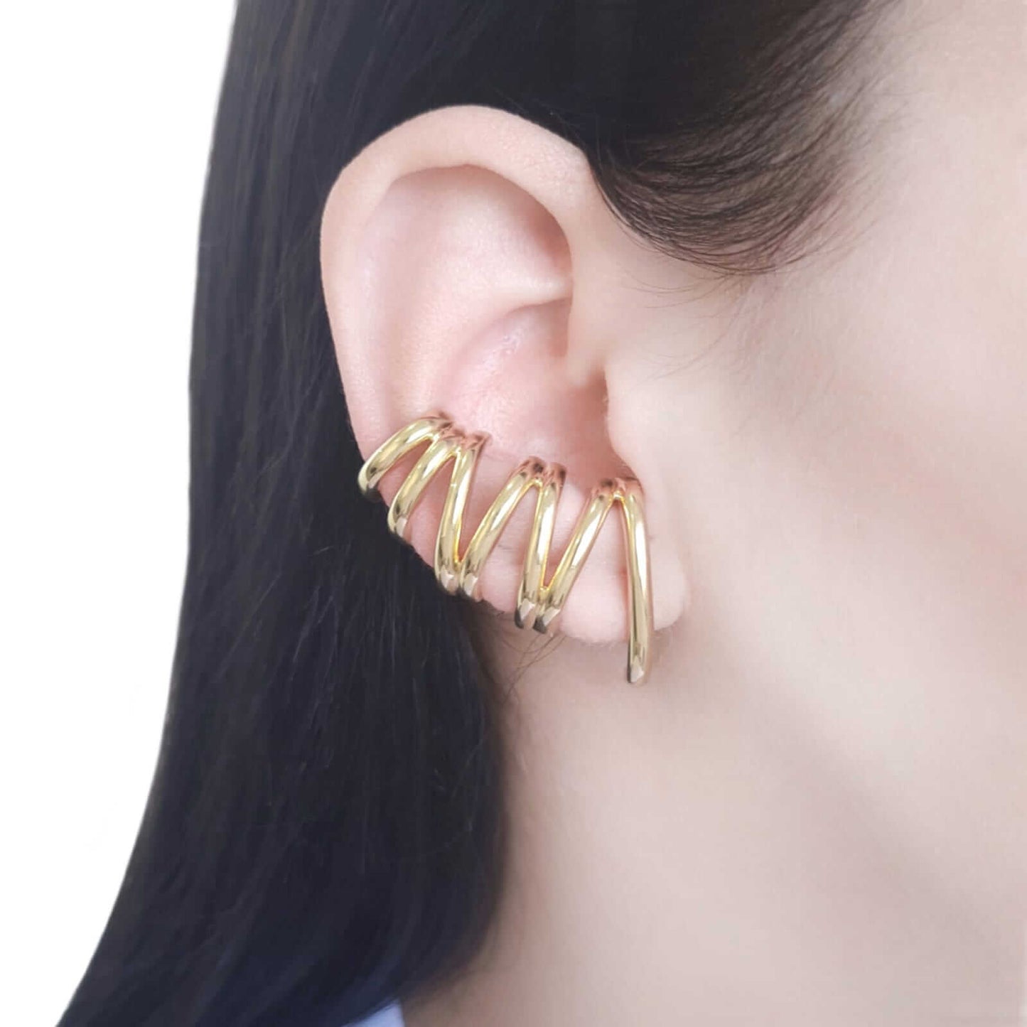 7 Filetes Liso Ear Cuff