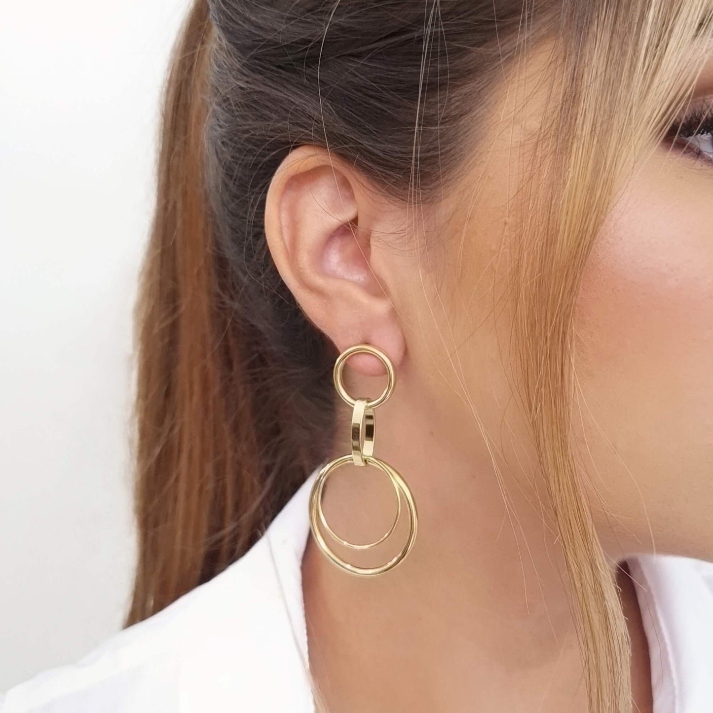 Argolas Entrelacadas Earrings