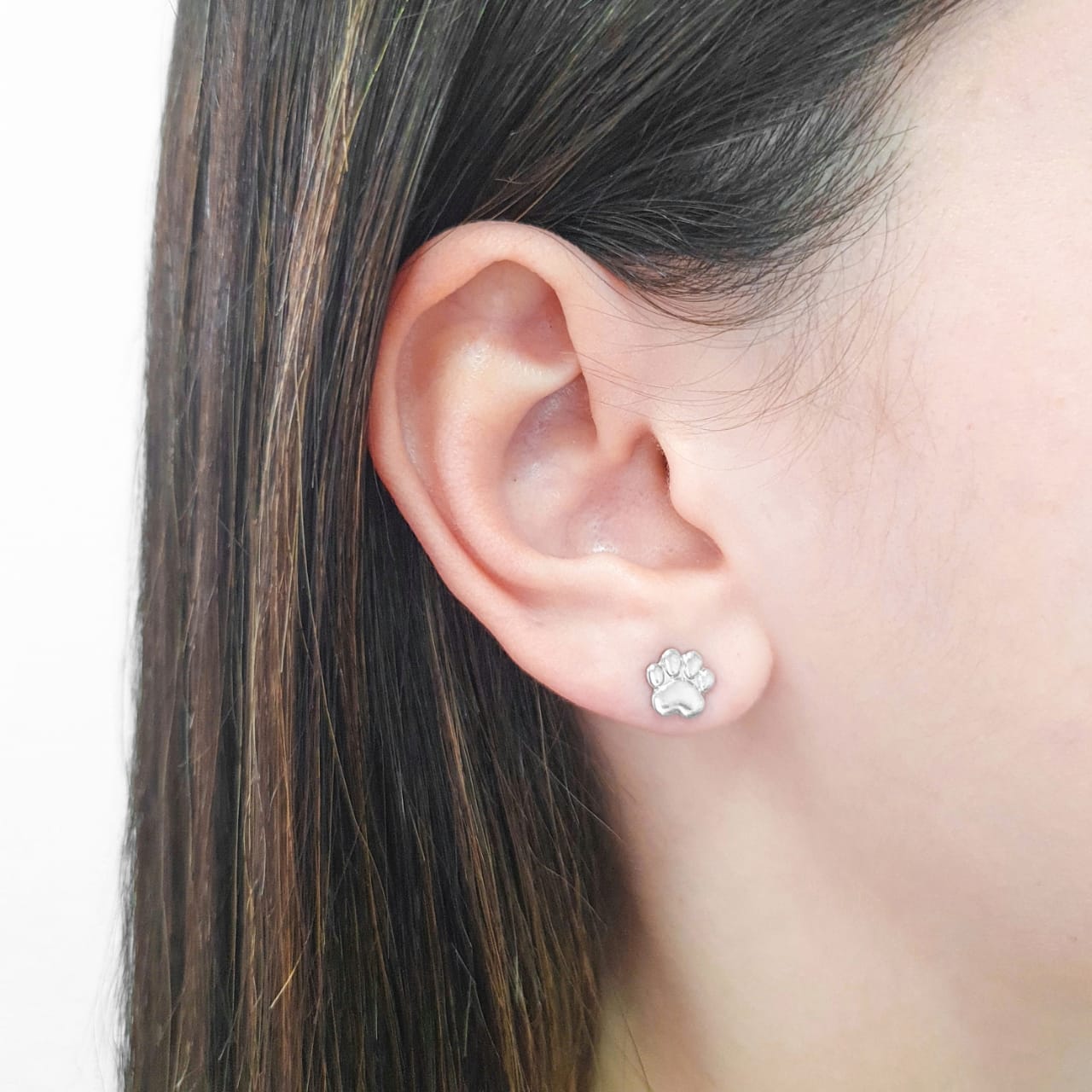 Paw Print Stud