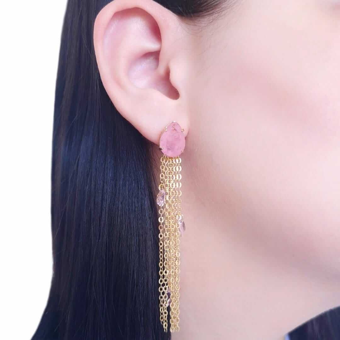 Pink and Gold Fusion Fringe