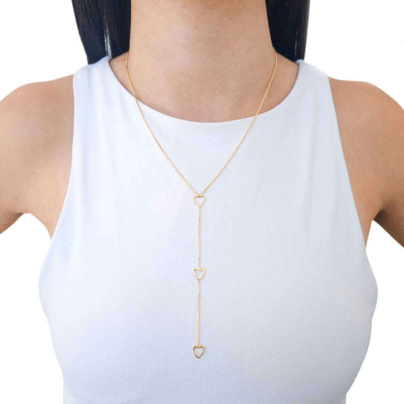 Open Hearts Gravata Necklace