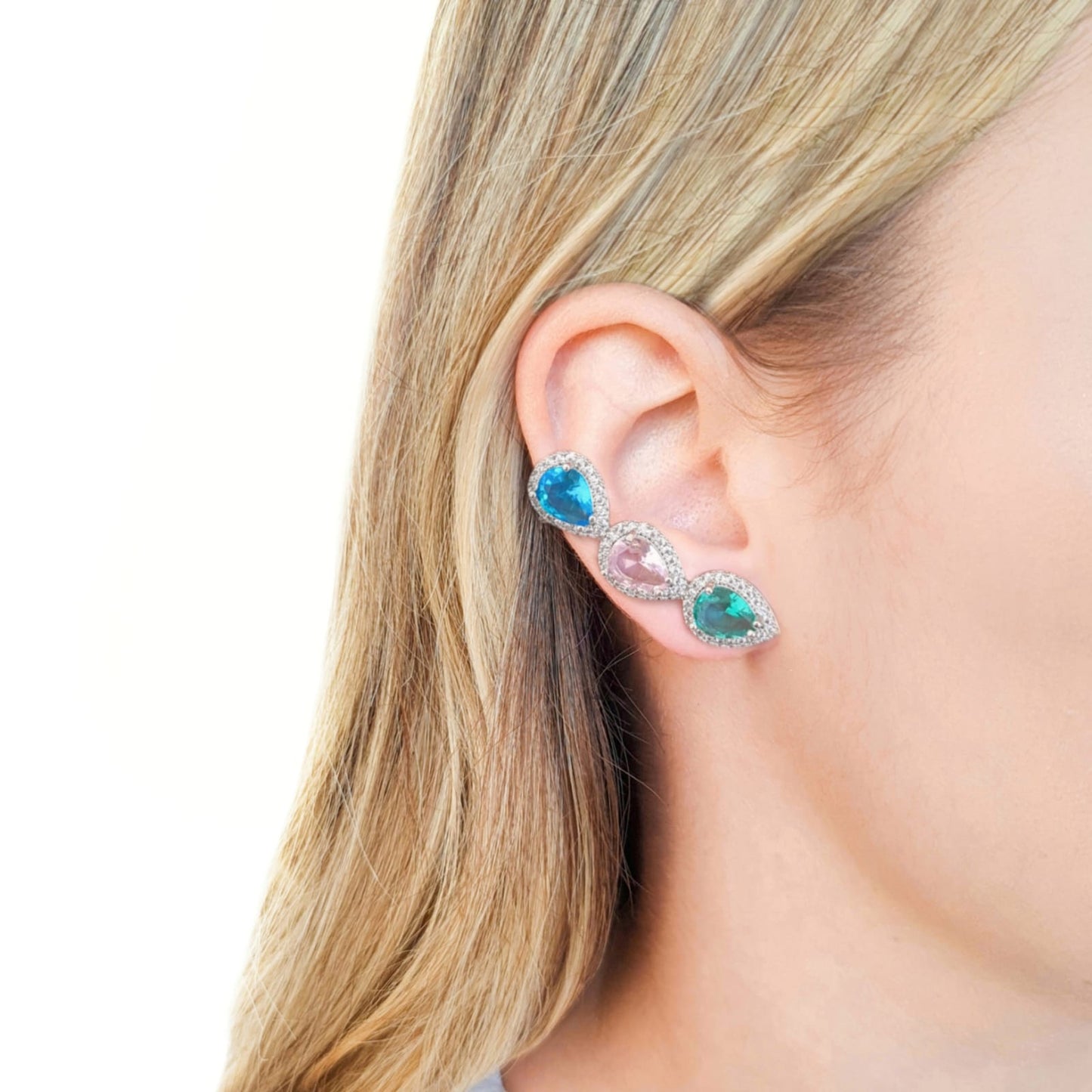 Colors Crav Ear Cuff Branco