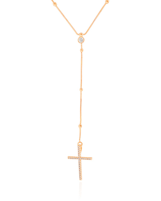 Crystal Cross Gravata