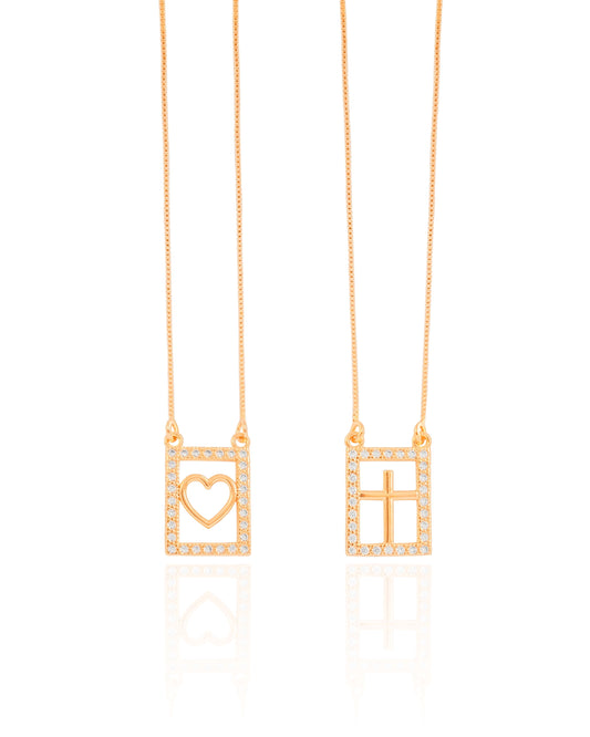 Heart and Cross Scapular