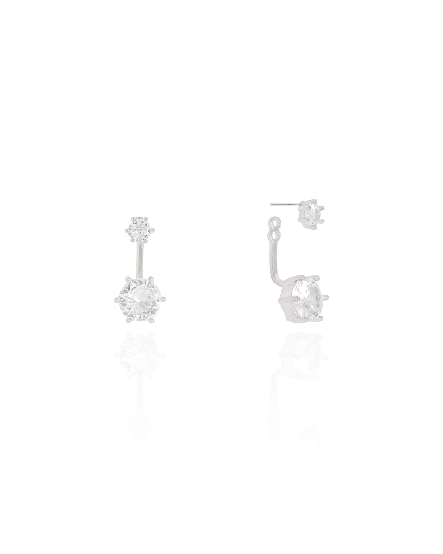 Ear Jacket Pontos de Luz Cristal
