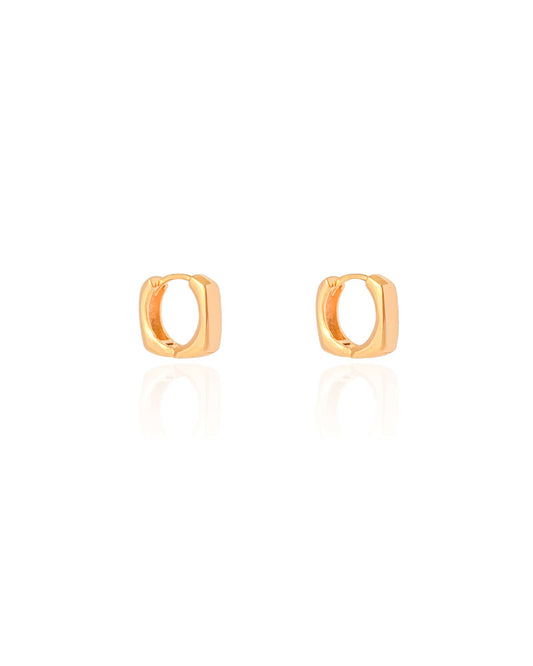 Brinco Argola Quadrada Lisa