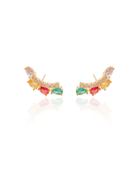 Ear Cuff Gotas Coloridas