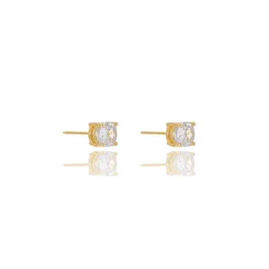 Brinco Ponto de Luz Zirconia Cristal