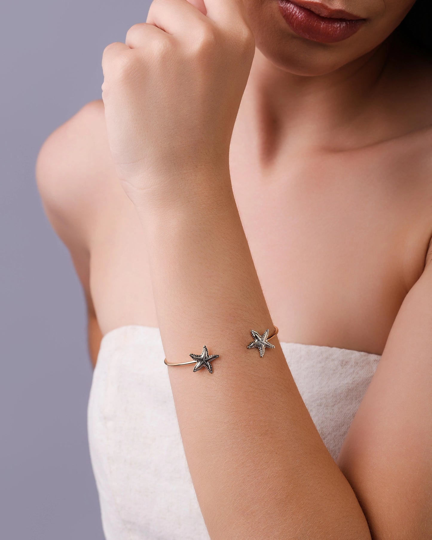 Bracelete Estrelas Texturizadas