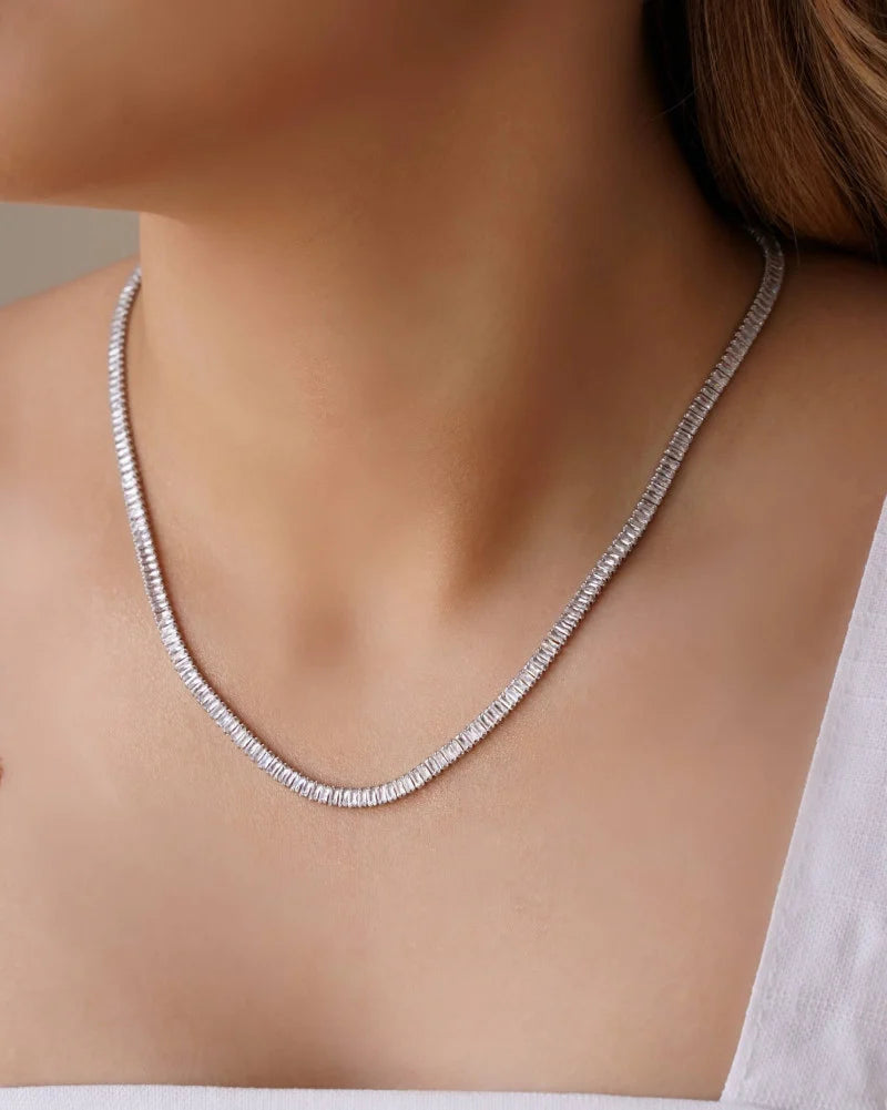 Gargantilha Baguetes Cristal