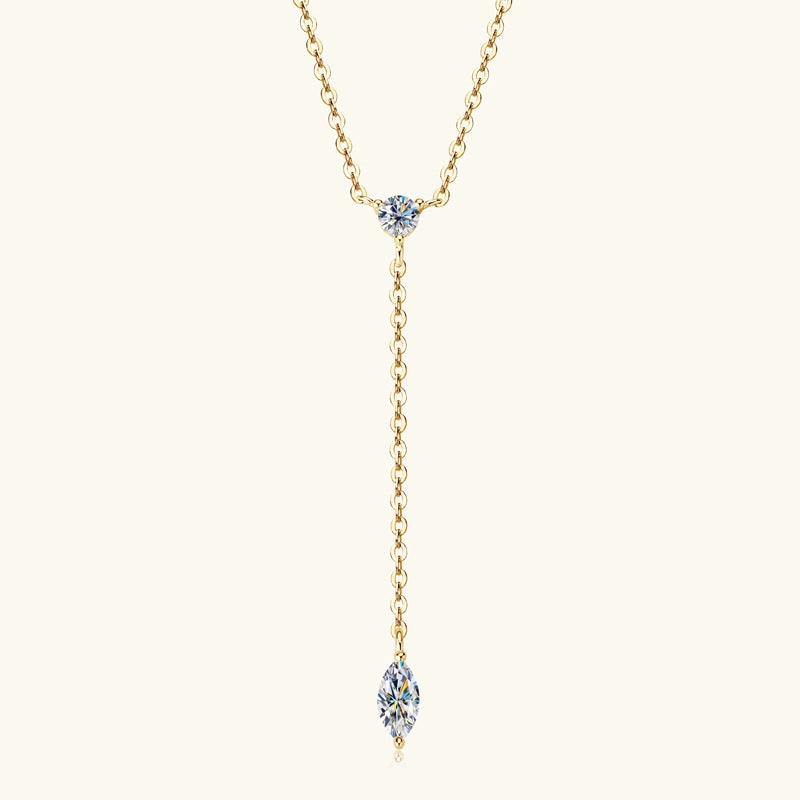 Marquise Drop Y Necklace