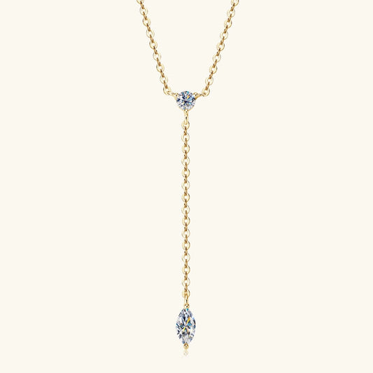 Marquise Drop Y Necklace