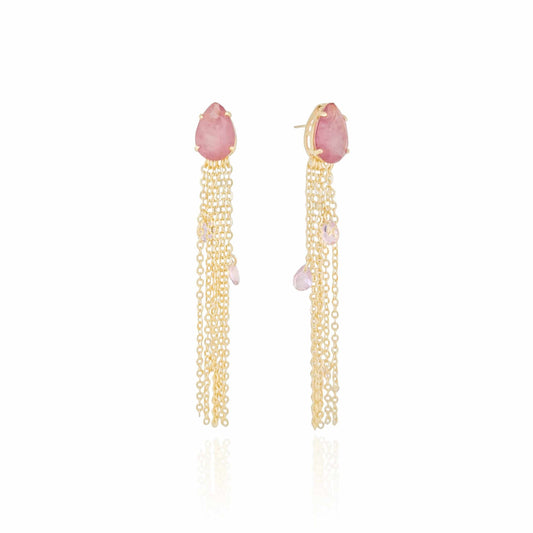 Pink and Gold Fusion Fringe