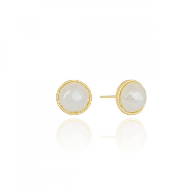 Half Pearl Earrings