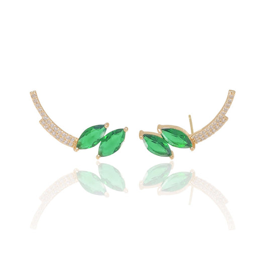 Emerald Ear Cuff