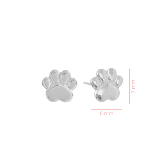 Paw Print Stud