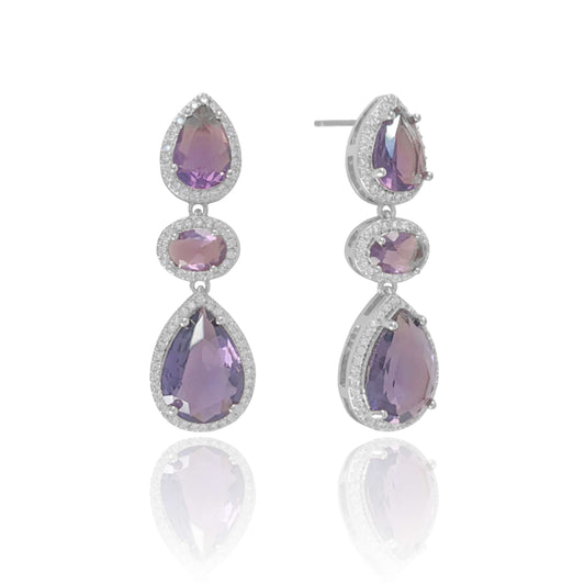 Gotas Ametista Branco