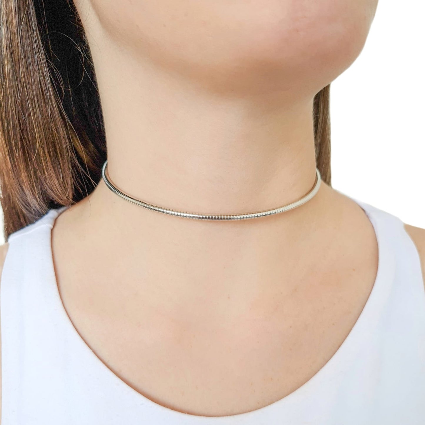 Mola Choker Branco