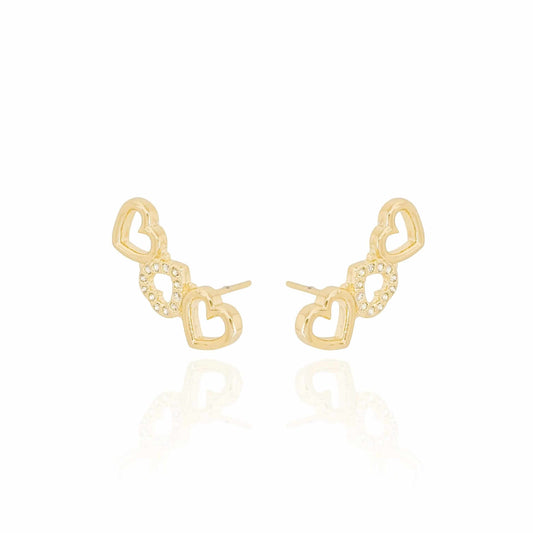 Hearts Ear Cuff