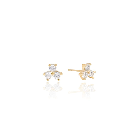 3 Dots Crystal Stud