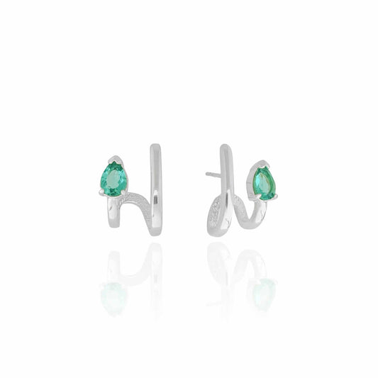 Tourmaline Ear Cuff Branco