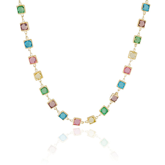 Quadrado Colors Choker